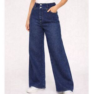 AGS Wide Leg Jeans High Rise Dark Wash Size 30 NWT Y2K 90s Denim NWT